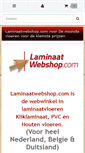 Mobile Screenshot of laminaatwebshop.com